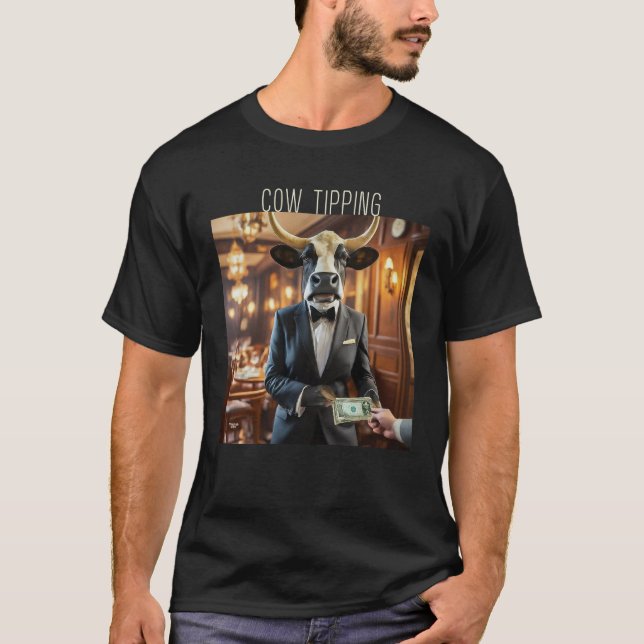 Extravagante Kuhkippen T-Shirt (Vorderseite)