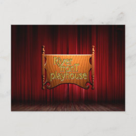 extravagante Logo-Postkarte Feiertagspostkarte