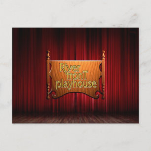 extravagante Logo-Postkarte Feiertagspostkarte