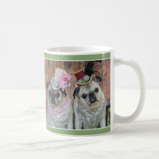 Extravagante Mädchen-Mops-Tasse Tasse