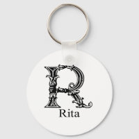 Extravagante Monogramm: Rita