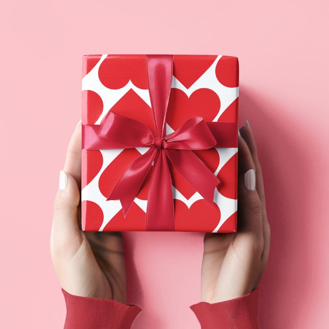 Extravagante Muster in Rot und Rosa Geschenkpapier (Von Creator hochgeladen)