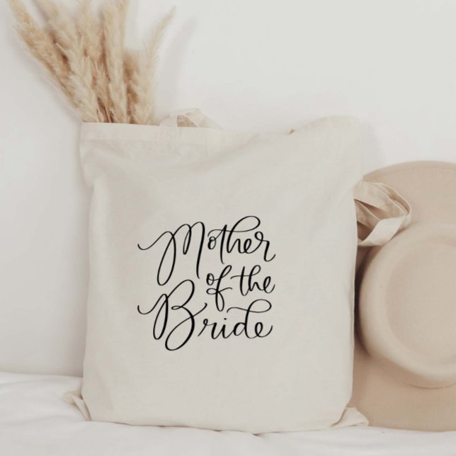 Extravagante Mutter der Bride Hand Lettered Tote B Tragetasche (Von Creator hochgeladen)