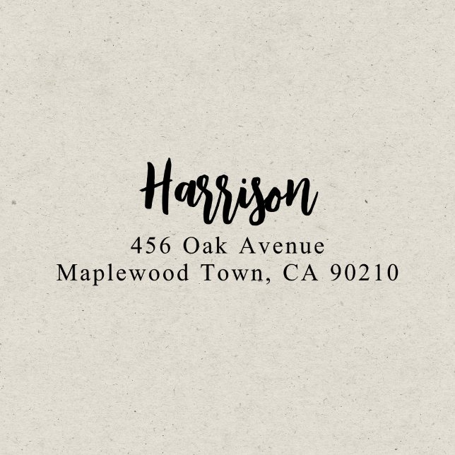 Extravagante Pinselskriptkalligrafie Einfach Selbs Permastempel (Von Creator hochgeladen)