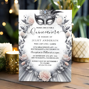 Extravagante Prom Maskerade Fun Masquerade Ball Qu Einladung