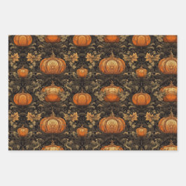 Extravagante Pumpkins Geschenkpapier Set