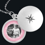 Extravagante Rahmen in Rosa, benutzerdefiniertes F Versilberte Kette<br><div class="desc">Elegantes und einfaches Foto-Rahmen-Design.</div>