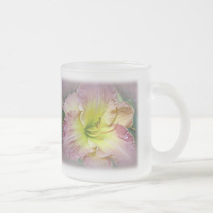 Extravagante rosa Taglilie Mattglastasse