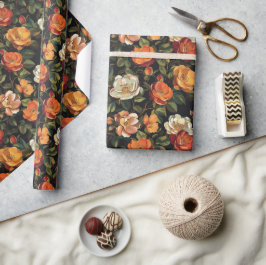 Extravagante Rose Geschenkpapier