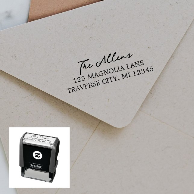 Extravagante Rücksendeadresse Permastempel (Von Creator hochgeladen)