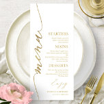 Extravagante Script 4x9 Wedding Menu Card für Plat Menükarte<br><div class="desc">Eine schicke Kalligraphy Wedding Menu Card. I do offer a free customisation service,  if you have any anfragen or special requests,  please feel free to contact me.</div>