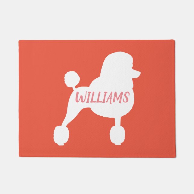 Extravagante Silhouette von Dosen nach weißem Stan Fußmatte (Vorderseite)