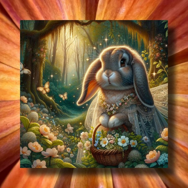 Extravagante Sonnige Blume Basket Ostern Feiertagskarte (Von Creator hochgeladen)