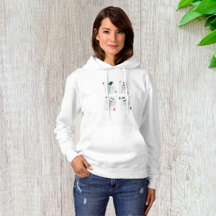 Extravagante Spielkarten Hoodie