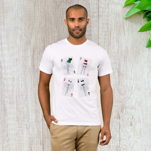 Extravagante Spielkarten Mens T - Shirt (Von Creator hochgeladen)