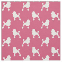 Extravagante Standardpudel-Silhouetten Rosa und