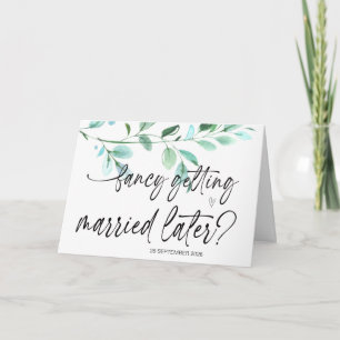 Extravagante Verheiratung nach Hochzeit Karte
