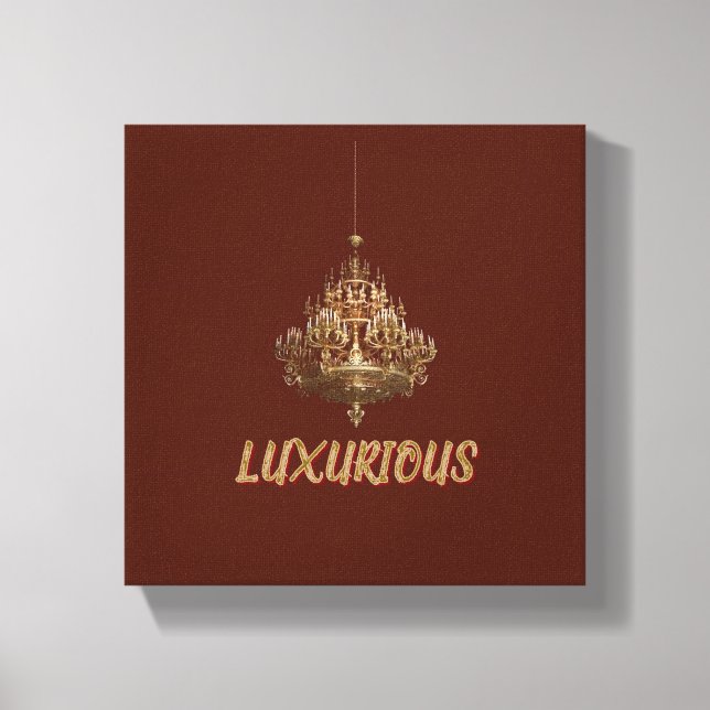 Extravagante Wall Art Leinwanddruck (Vorderseite)