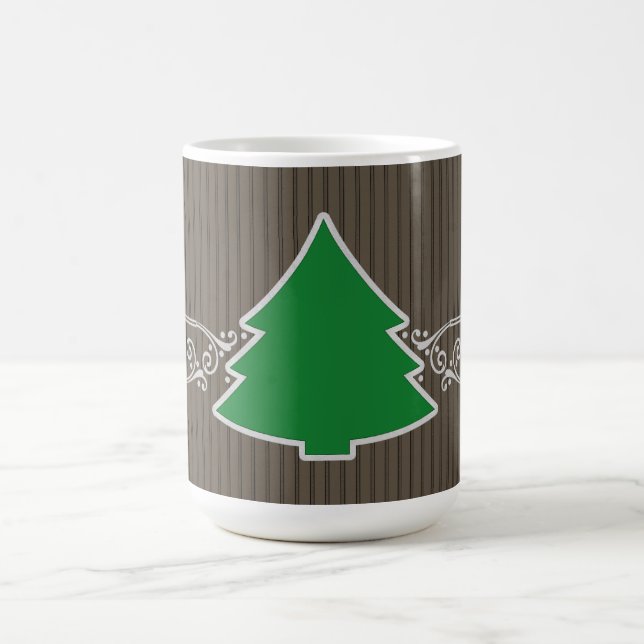 Extravagante Weihnachtsbaum-Wirbel Tasse (Mittel)