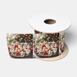 Extravagante Weihnachtszucker Satinband