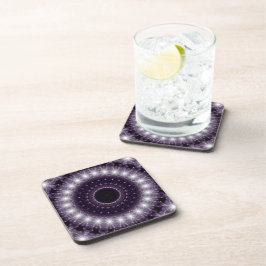 Extravagante, zarte Schwarz-Weiß-Rundstrecke Getränkeuntersetzer