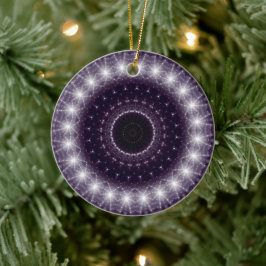 Extravagante, zarte Schwarz-Weiß-Rundstrecke Keramik Ornament