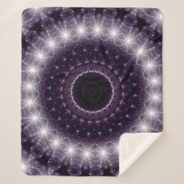 Extravagante, zarte Schwarz-Weiß-Rundstrecke Sherpadecke