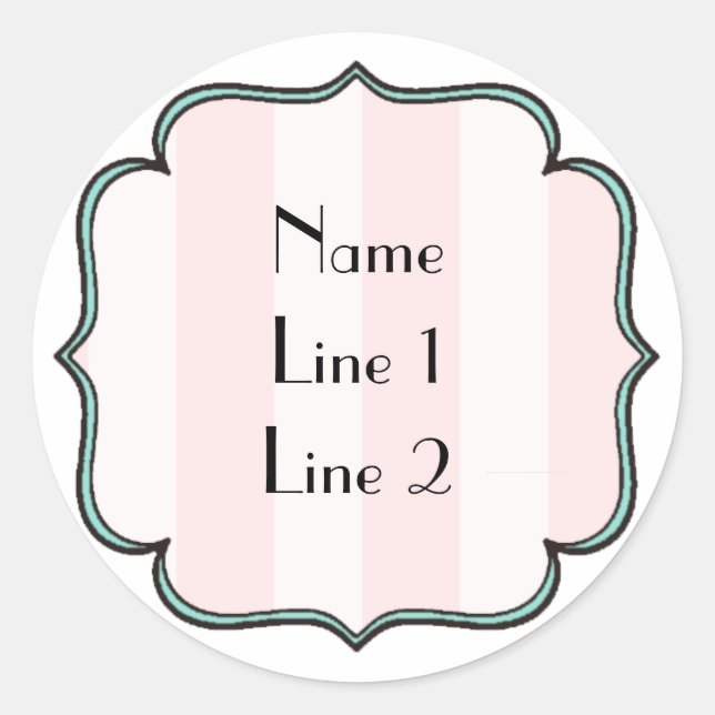 Extravaganter Aufkleber (Vorderseite)