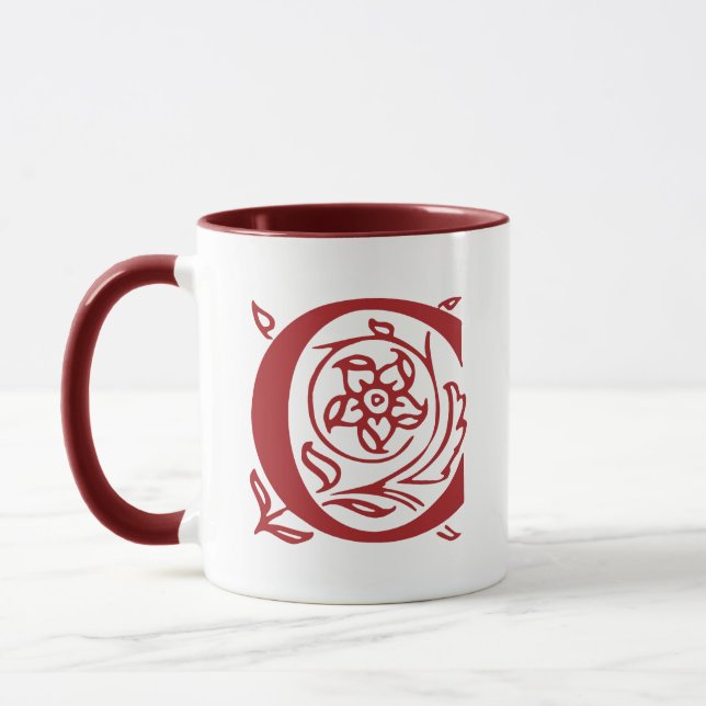 Extravaganter Buchstabe C Tasse (Links)