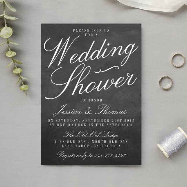 Extravaganter Chalkboard Polterabend Einladungen (Von Creator hochgeladen)