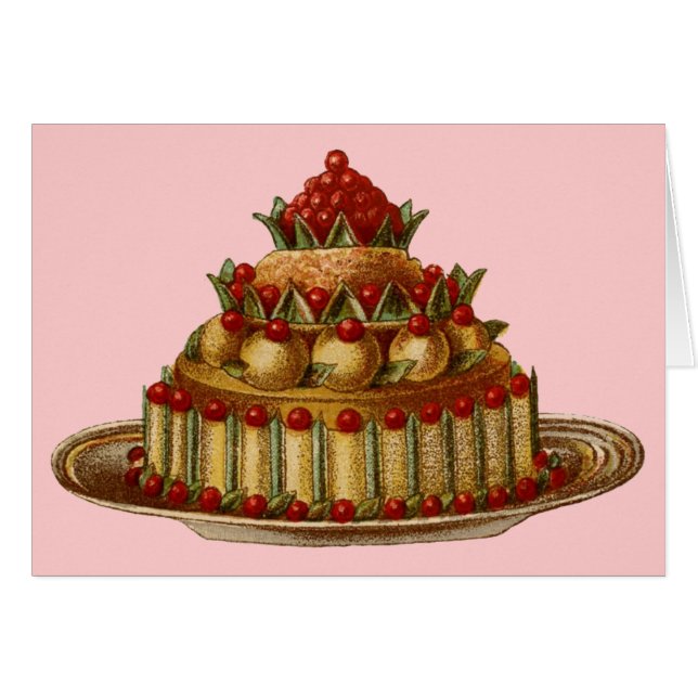 Extravaganter Dessertkirschkuchen (Vorderseite (Horizontal))