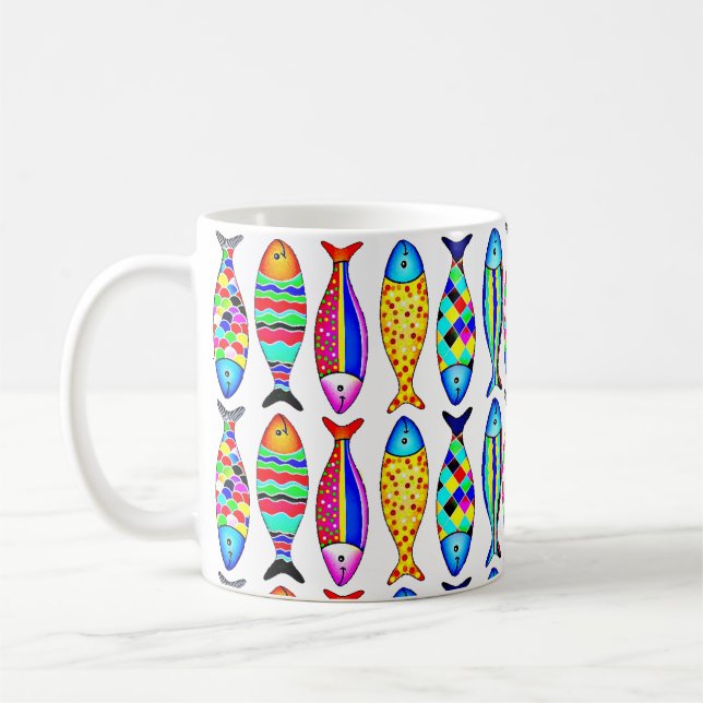 Extravaganter Fisch Kaffeetasse (Links)