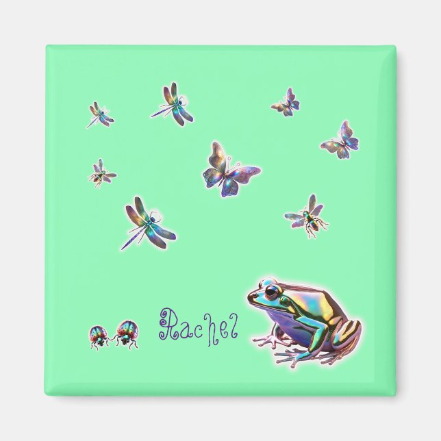 Extravaganter Frosch Magnet (Vorne)