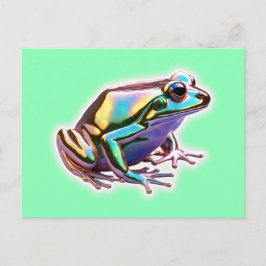 Extravaganter Frosch Postkarte