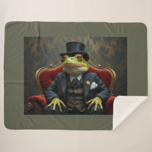 Extravaganter Frosch Sherpadecke