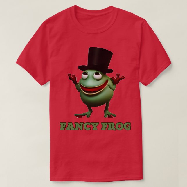 Extravaganter Frosch T-Shirt (Design vorne)