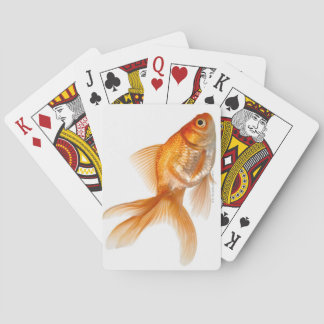 Extravaganter Goldfish Spielkarten
