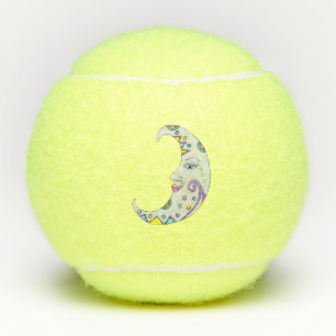 Extravaganter Halbmond Abstrakte, farbenfrohe Form Tennisbälle
