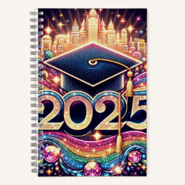 Extravaganter Hochschulabschluss 2025 Notizbuch