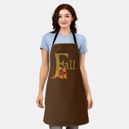 Extravaganter Karierter Fall Word Art Schürze