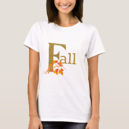Extravaganter Karierter Fall Word Art T-Shirt