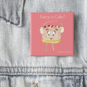 Extravaganter Kuchen Button