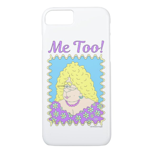 EXTRAVAGANTER LADY "Me Too" iPhone Case (Rückseite)