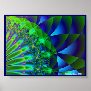 Extravaganter Lüfter Poster