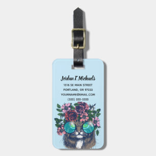 Extravaganter Maine-Waschbär addieren Ihren Gepäckanhänger