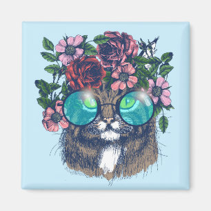 Extravaganter Maine-Waschbär Magnet