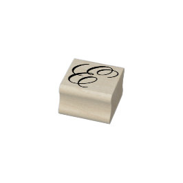 Extravaganter Monogramm Buchstaben E Bearbeiten De Gummistempel