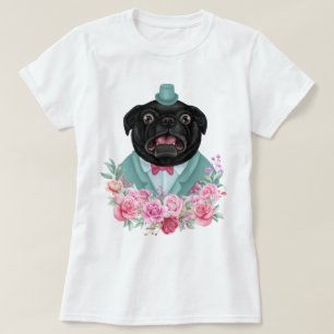 Extravaganter Mops T - Shirt