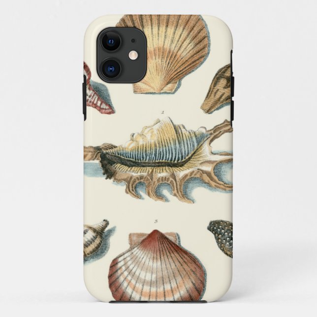 Extravaganter Muschel-Strand Case-Mate iPhone Hülle (Rückseite)