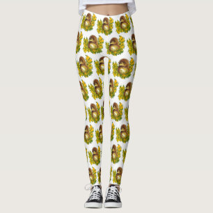Extravaganter niedlicher IgelWatercolor entwarf Leggings